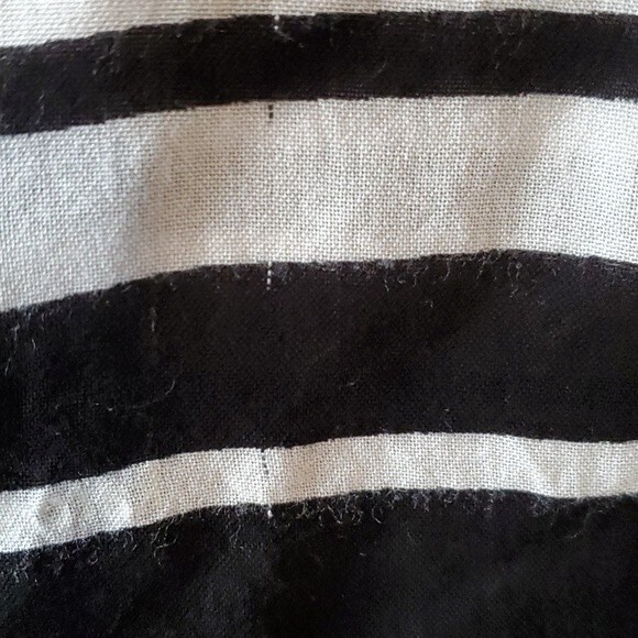 KATE SPADE NAVY BLUE WHITE STRIPE LIGHTWEIGHT SCARF WRAP NAUTICAL SUMMER BEACHY - Picture 10 of 11